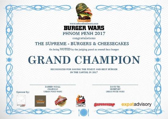 The Supreme Burgers & Cheesecakes