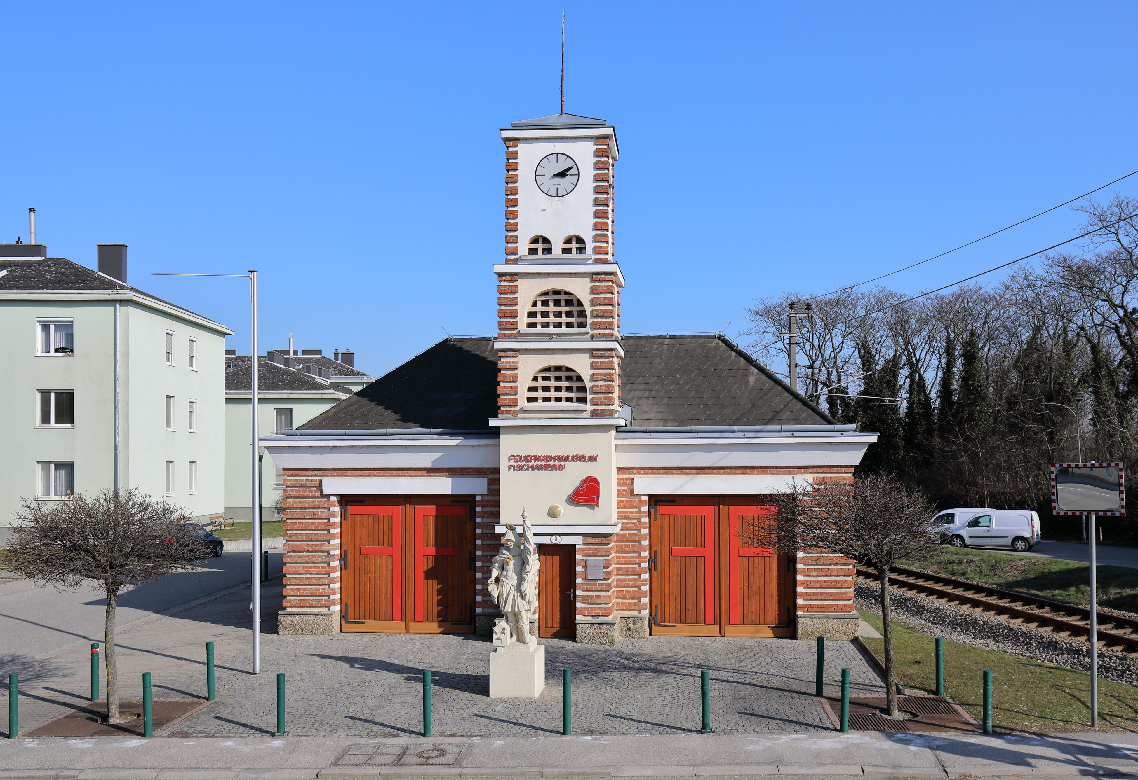 Historical fire station in Fischamend-Dorf