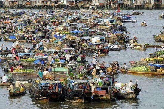 Cai Rang Floating Market